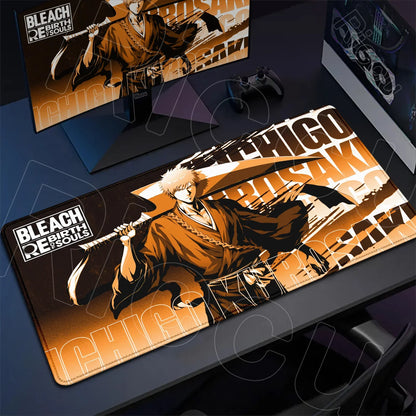 Gaming BLEACH Mouse Pad XXL Laptops Office Durable Desk Mat 900x400mm Kuchiki Rukia Gamer Cabinet Keyboard Carpet Speed Mousepad