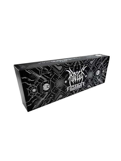 WOUNDS TO WISDOM V1 ✦ MONOCHROME ✦ XXL RGB Gaming Mouse Pad
